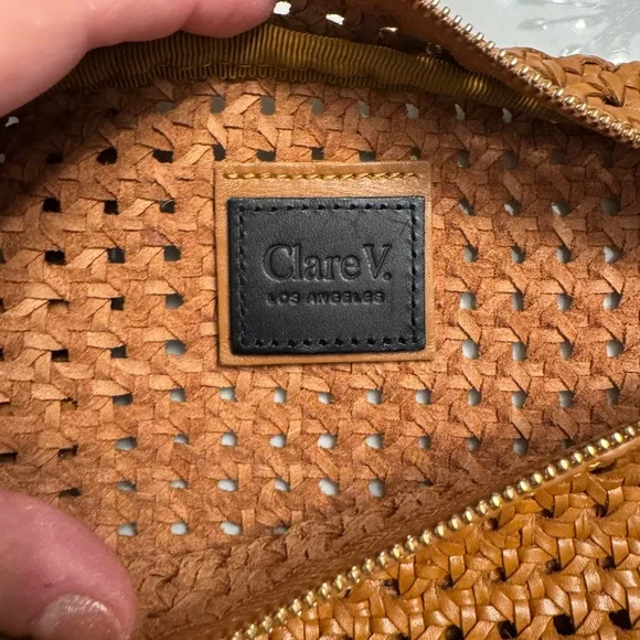 Clare V Grande Fanny - Tan Rattan - Picture 7 of 7
